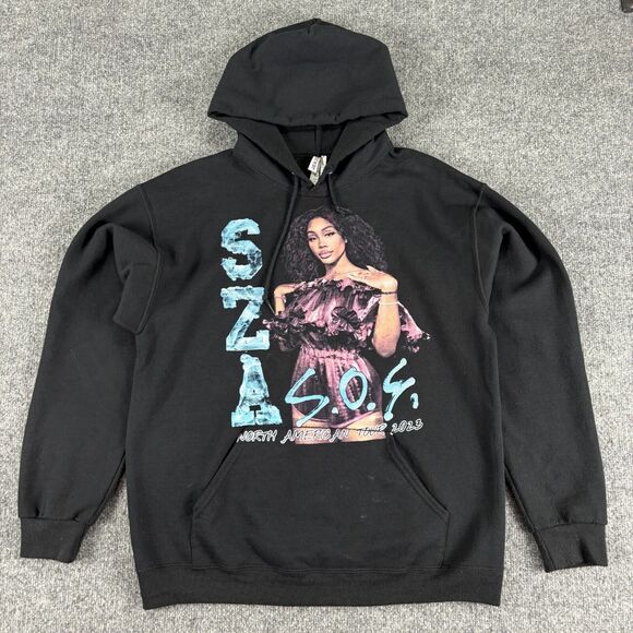 SZA Tour Hoodie Sweatshirt Size Large - Picture 1 of 9
